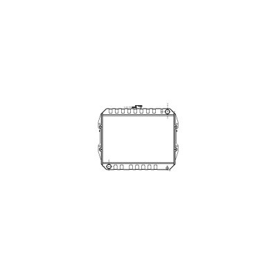 VAN WEZEL Radiateur refroidissement du moteur 58002090 International Radiators