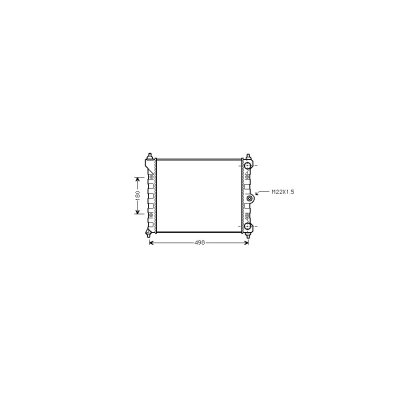 VAN WEZEL Radiateur refroidissement du moteur 58002092 International Radiators