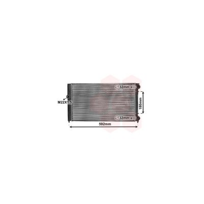 VAN WEZEL Radiateur refroidissement du moteur 58002099 International Radiators