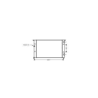 VAN WEZEL Radiateur refroidissement du moteur 58002102 International Radiators
