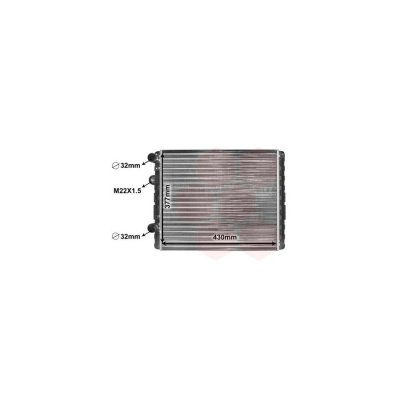 VAN WEZEL Radiateur refroidissement du moteur 58002129 International Radiators