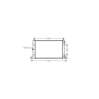 VAN WEZEL Radiateur refroidissement du moteur 58002134 International Radiators