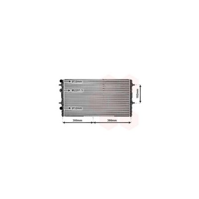 VAN WEZEL Radiateur refroidissement du moteur 58002179 International Radiators