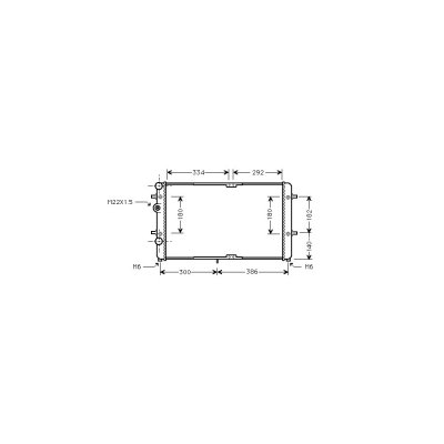 VAN WEZEL Radiateur refroidissement du moteur 58002180 International Radiators