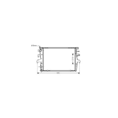 VAN WEZEL Radiateur refroidissement du moteur 58002230 International Radiators
