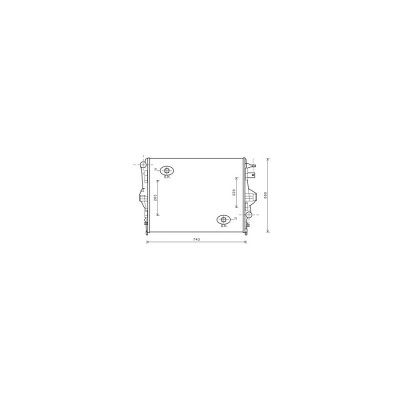 VAN WEZEL Radiateur refroidissement du moteur 58002316 International Radiators Plus