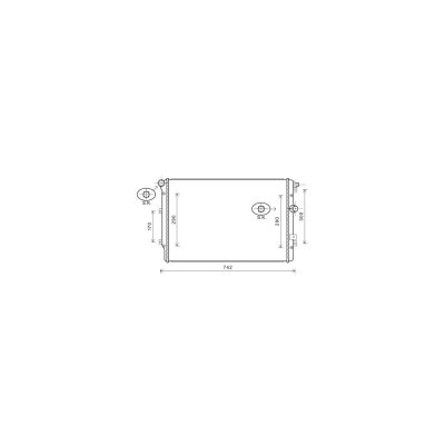 VAN WEZEL Radiateur refroidissement du moteur 58002324 International Radiators 