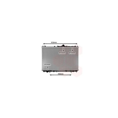 VAN WEZEL Radiateur refroidissement du moteur 59002124 International Radiators