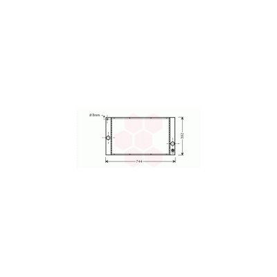 VAN WEZEL Radiateur refroidissement du moteur 59002141 International Radiators