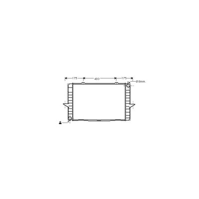 VAN WEZEL Radiateur refroidissement du moteur 59002148 International Radiators