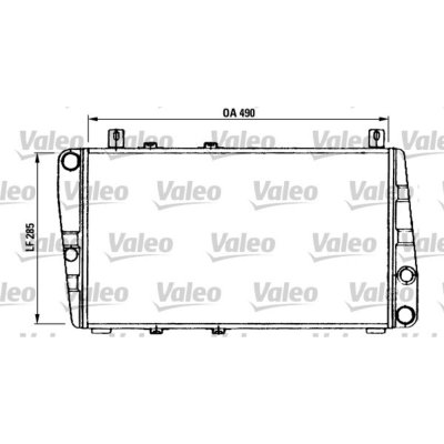 VALEO Radiateur refroidissement du moteur 730375 
