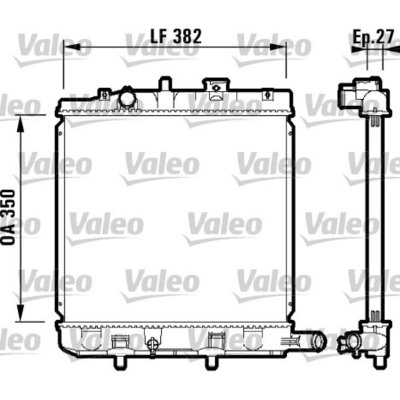 VALEO Radiateur refroidissement du moteur 732726 