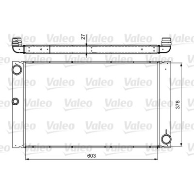 VALEO Radiateur refroidissement du moteur 735475 
