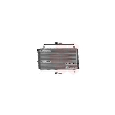 VAN WEZEL Radiateur refroidissement du moteur 76002002 International Radiators
