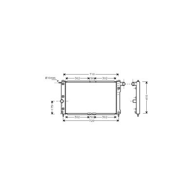 VAN WEZEL Radiateur refroidissement du moteur 81002009 International Radiators