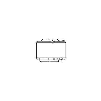 VAN WEZEL Radiateur refroidissement du moteur 82002005 International Radiators
