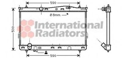 VAN WEZEL Radiateur refroidissement du moteur 82002077 International Radiators