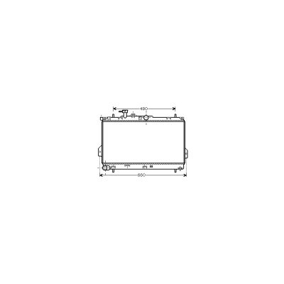 VAN WEZEL Radiateur refroidissement du moteur 82002097 International Radiators