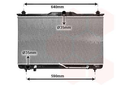 VAN WEZEL Radiateur refroidissement du moteur 82002114 International Radiators