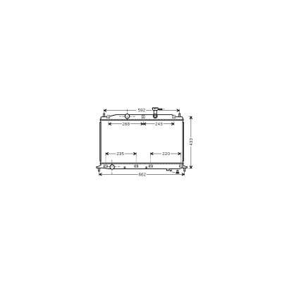 VAN WEZEL Radiateur refroidissement du moteur 82002188 International Radiators