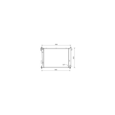 VAN WEZEL Radiateur refroidissement du moteur 82002309 International Radiators