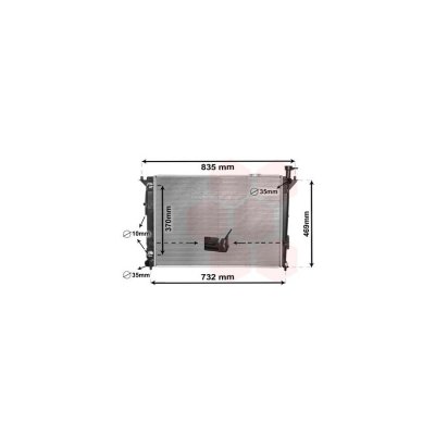 INTERNATIONAL RADIATORS Radiateur refroidissement du moteur 82002352 