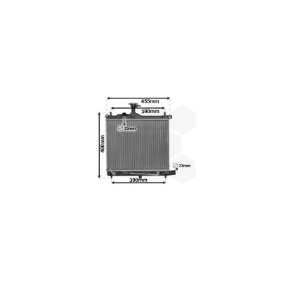 INTERNATIONAL RADIATORS Radiateur refroidissement du moteur 82012704 