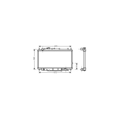 VAN WEZEL Radiateur refroidissement du moteur 83002017 International Radiators