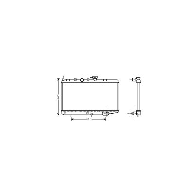 VAN WEZEL Radiateur refroidissement du moteur 83002050 International Radiators