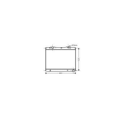 VAN WEZEL Radiateur refroidissement du moteur 83002055 International Radiators