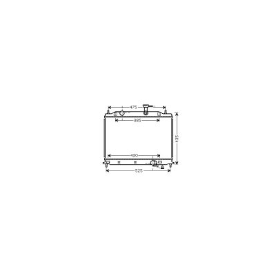 VAN WEZEL Radiateur refroidissement du moteur 83002079 International Radiators