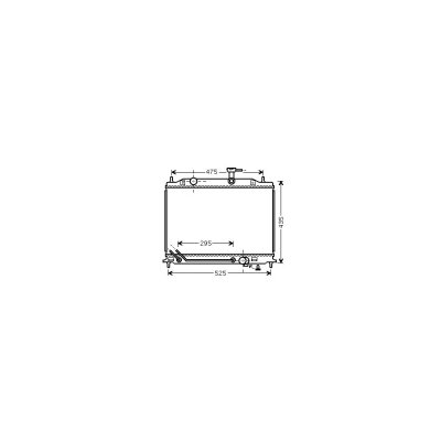 VAN WEZEL Radiateur refroidissement du moteur 83002080 International Radiators