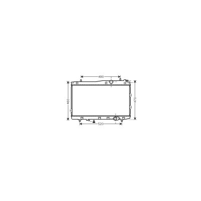 INTERNATIONAL RADIATORS Radiateur refroidissement du moteur 83002087 