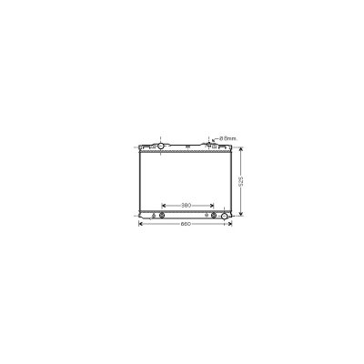VAN WEZEL Radiateur refroidissement du moteur 83002139 International Radiators