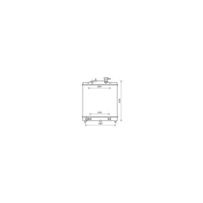 VAN WEZEL Radiateur refroidissement du moteur 83002182 International Radiators