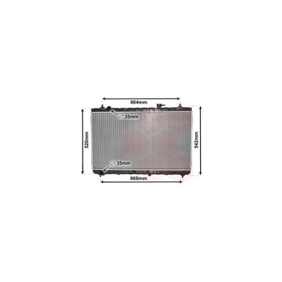 VAN WEZEL Radiateur refroidissement du moteur 83002183 International Radiators