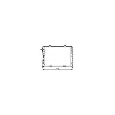 AVA DEUTSCHLAND GMBH Radiateur refroidissement du moteur ALA2056 Ava Quality Cooling