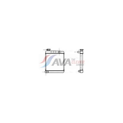 AVA DEUTSCHLAND GMBH Radiateur refroidissement du moteur AU2001 Ava Quality Cooling