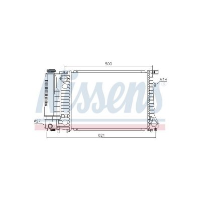 AVA DEUTSCHLAND GMBH Radiateur refroidissement du moteur BW2135 Ava Quality Cooling