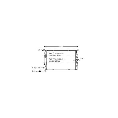 AVA DEUTSCHLAND GMBH Radiateur refroidissement du moteur BWA2292 Ava Quality Cooling