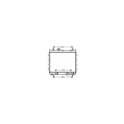 AVA DEUTSCHLAND GMBH Radiateur refroidissement du moteur CR2072 Ava Quality Cooling