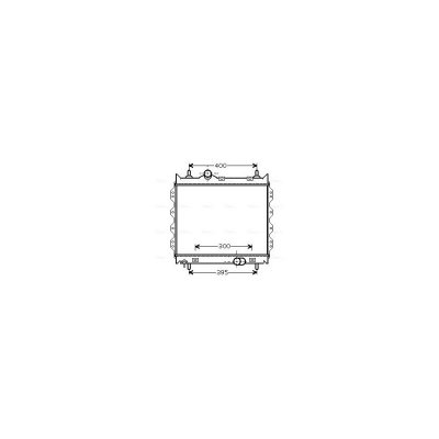 AVA QUALITY COOLING Radiateur refroidissement du moteur CR2083 