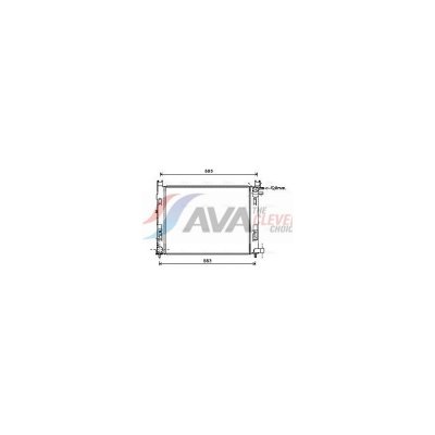 AVA QUALITY COOLING Radiateur refroidissement du moteur DAA2008 