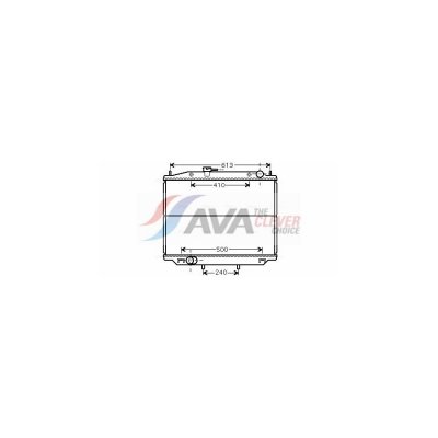 AVA QUALITY COOLING Radiateur refroidissement du moteur DN2265 