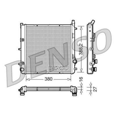 DENSO Radiateur refroidissement du moteur DRM21005 