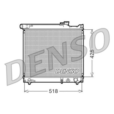 DENSO Radiateur refroidissement du moteur DRM47012 