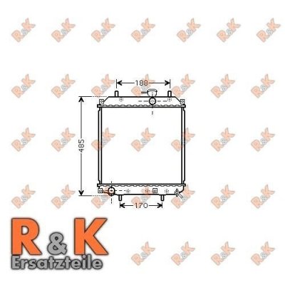 AVA QUALITY COOLING Radiateur refroidissement du moteur DU2057 