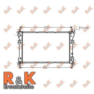 AVA DEUTSCHLAND GMBH Radiateur refroidissement du moteur FD2320 Ava Quality Cooling