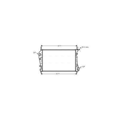 AVA QUALITY COOLING Radiateur refroidissement du moteur FDA2337 