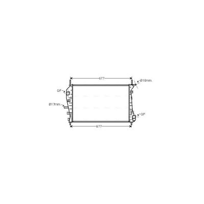 AVA DEUTSCHLAND GMBH Radiateur refroidissement du moteur FDA2376 Ava Quality Cooling